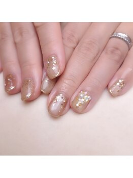 ピオニーネイル(peony nail)/きらめくホリデーシーズン