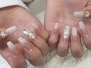 岡山　スカルプネイル　長さだし