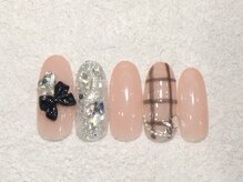 リノ ネイル(Rino nail)/5月新作　上品ワンホン705f3