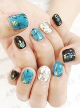 ネイリシャス(NAILICIOUS)/ターコイズネイル♪