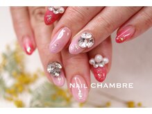ネイル シャンブル(nail CHAMBRE)/お気に入りのVカットストーン