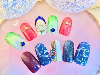 ベリー(berry)/モチーフネイル110分