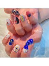 リッシュ ドゥ(RICHE deux)/推しの春夏舞台衣装ネイル！