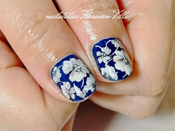 フロラシオン ヴィラ 日吉(Floracion Villa)の写真/【細かい手描きアートお任せください!!】隣の女子に差をつけるデザインで指先を彩る♪初めての方にも◎