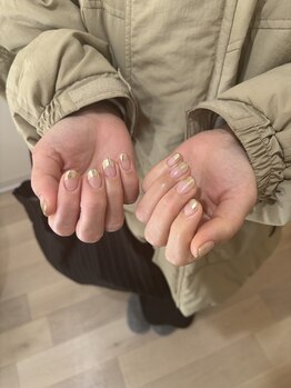 ネイルスタンド ツキイチ(NAIL STAND)/ミラーフレンチ