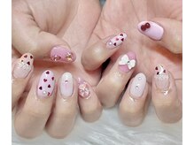 キレイエ ネイルズ(KIREIE NAILS)/リボン ホログラム ガーリー