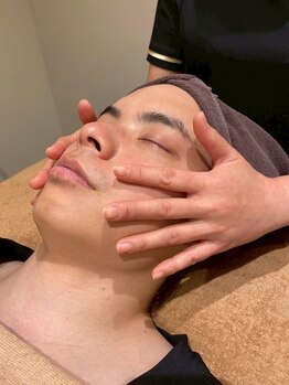 メンズエステ ブルーパール 名駅店 ー痩身・フェイシャル・脱毛ーの写真/【伝統×最新美容】結果にこだわるオールハンド施術『源流中医学志筋術』で速攻ふっくら若見え肌を実現☆