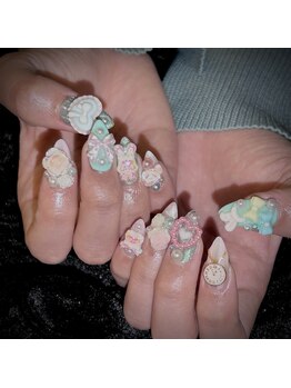 ギンガギンガ(gingaginga)の写真/初めてでも大丈夫◎推しの概念ネイルに挑戦したいあなたへ！理想を叶えます☆