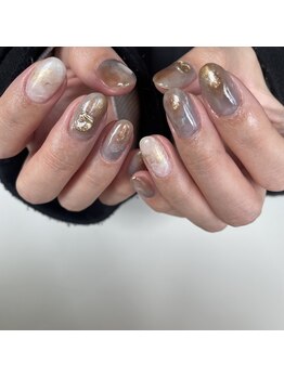 リノ 大阪本町店(lino)/ニュアンスネイル