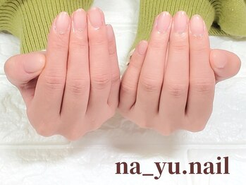 ナユネイル(na_yu.nail)/自爪風クリアネイル(マット) 4/4