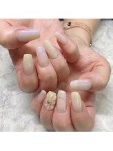 はあとねいる 宇都宮御幸ヶ原店/フラワーしずくネイル