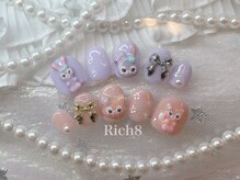 ネイルアンドまつげエクステ リッチエイト 原宿店(Rich8)の雰囲気（推しの3Dもお作りします!ネイルNGの方も◎オーダーチップ¥12100~）