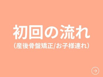 虹いろ整体院/【初回の流れ】産後／お子様連れ