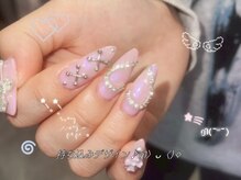 mimi.nail 吉祥寺 ウィッシュコア/バレエコア/長さだし/持ち込み/ガーリー/フィルイン/