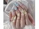 サンセットネイル 柏(SUNSET NAIL)の写真/うる艶レッドで魅せる韓国風ロングネイル☆