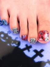 カラーズ 浜松店(colors)/可愛いミーラの徘徊ネイル♪