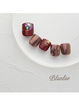 ネイルサロン ブランロール 三軒茶屋店(Blanl'or)/FOOT 秋色ビジュー☆