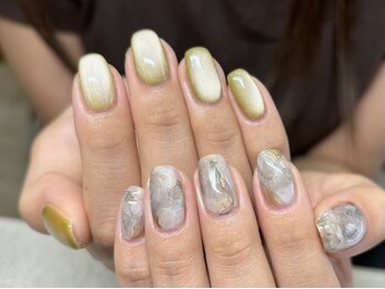 ミリ(miri)/立体インクアート×マグネット