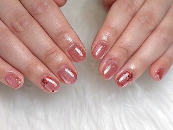 ラズワルド(Lazward)/ちゅるきら＊ハートホロネイル