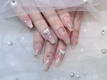 モカ 京橋(moca)/【Ayano】ちゅるんチークネイル