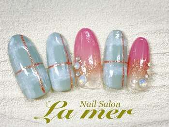 ラメール(La mer)/★ハンド定額ネイル★ ￥7700