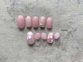 シンプリー ネイルアンドアイラッシュ 祖師谷大蔵店(Simpliee Nail&Eyelash)/フラワーネイル