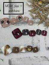 モアプラス 橿原店(MORE+plus)/フットネイルＢコース【6500円】