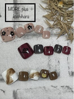 モアプラス 橿原店(MORE+plus)/フットネイルＢコース【6500円】