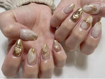 アイネイルズ 渋谷店(I nails)/【Sumika.t】秋ニュアンス
