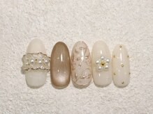 リノ ネイル(Rino nail)/5月新作　粘土レース705g3