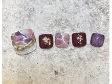 ネイルサロン ラポール 新札幌店/フット）定額13◆大理石風