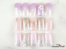 スウィーティーネイル あべのキューズタウン店(Sweetie Nail)/ハンド3月～5月春限定¥6600