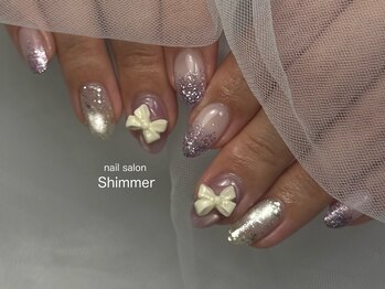 シマー(Shimmer)/リボンネイル
