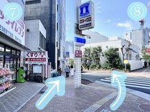 リシェリアイラッシュ(Richer)/LAWSONが見えたら信号渡って左に