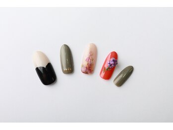 ルーヴル ネイルアンドアイラッシュ 生駒(LOUVRE nail&eyelash)/フレンチダイアリー
