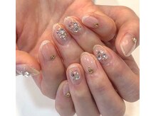 グラマラス アンジェアイ 荻窪店(glamourous ange eye)/クリアビジューネイル