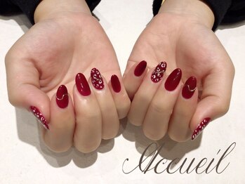 アクイユ 銀座店(ACCUEIL)/レッド×ヒョウ柄