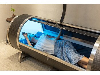 水素浴カプセル専門サロン エイミー 銀座店(Aimy GINZA)/カプセル内の操作も楽々♪