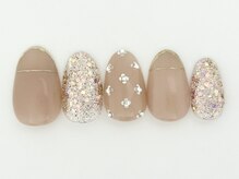 ネイルサロン アビー グランデュオ蒲田店(abbie)/上品ラメ¥11792