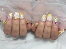 夏　平成ネイル　プルメリア