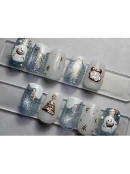 手描きアートが得意なサロン