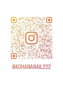 心花ネイル/インスタグラム　QRコード