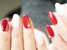 ネイルサロン ホヌ(HONU)/テープラインワンカラーNail☆