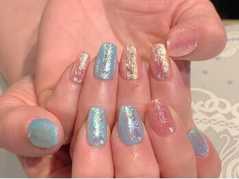 レミア 関内(REMIA)/9月　オーロラネイル