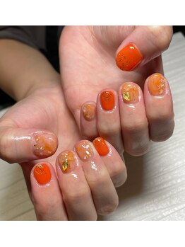 キュアエヌ(cure.n)/オレンジネイル