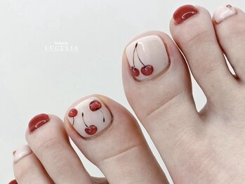 サロンドルクリア 銀座店(Salon de LUCULIA)/#フット さくらんぼネイル