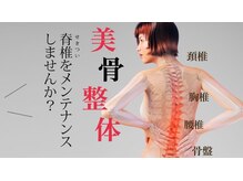 美骨整体・矯正！身体の不調は土台である脊椎（背骨）の歪みから