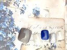 梅雨っぽワンカラーネイル