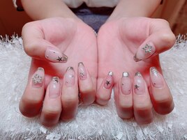 ミラーフレンチネイル