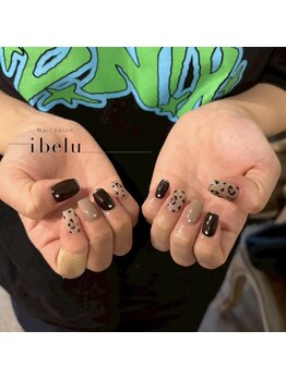 イベル 梅田店(ibelu)/レオパードネイル